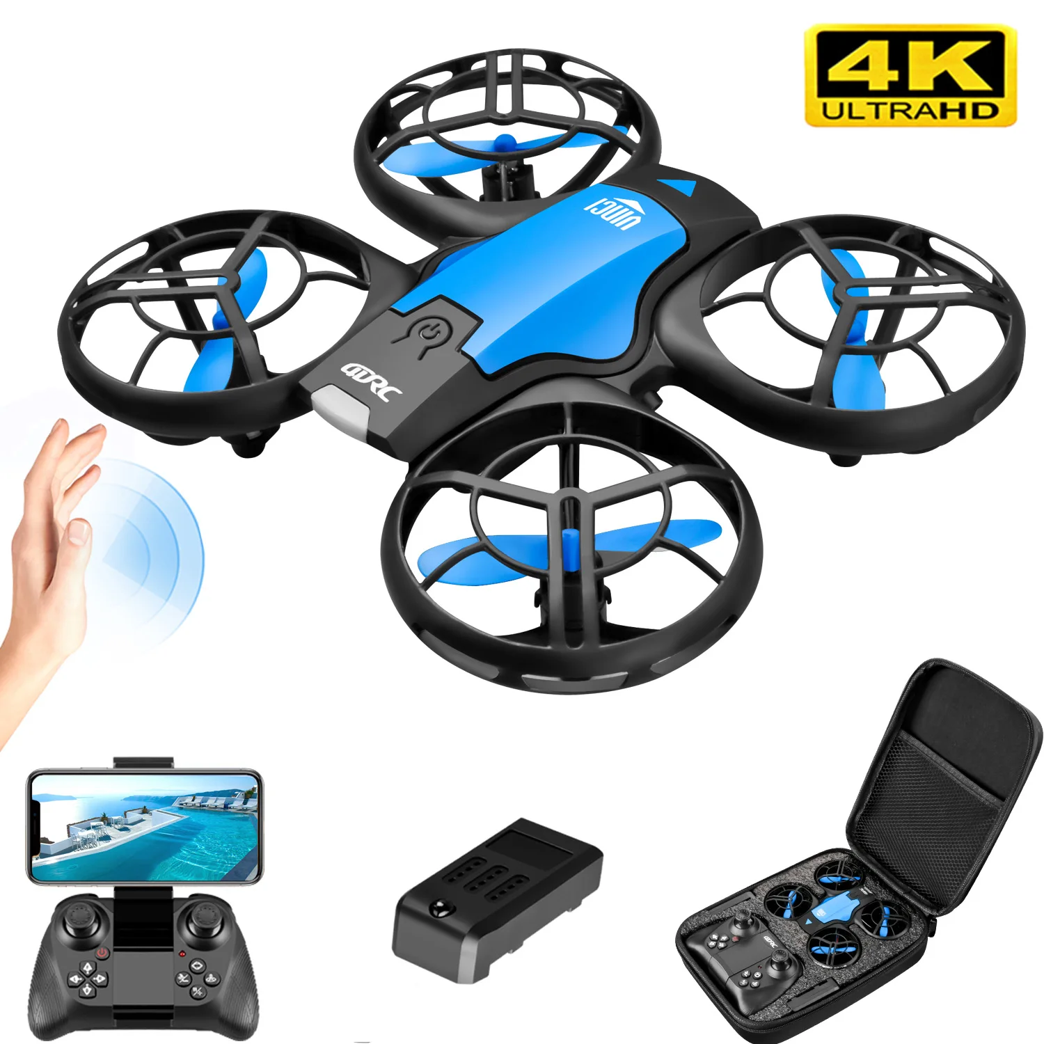 Новый мини-дрон V8 с камерой 4 – обзор и цена Drone Controller Screen