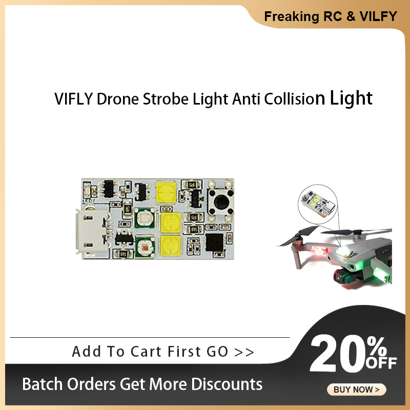 Стробоскоп VIFLY для дрона, пр – обзор и цена Drone Strobe Light